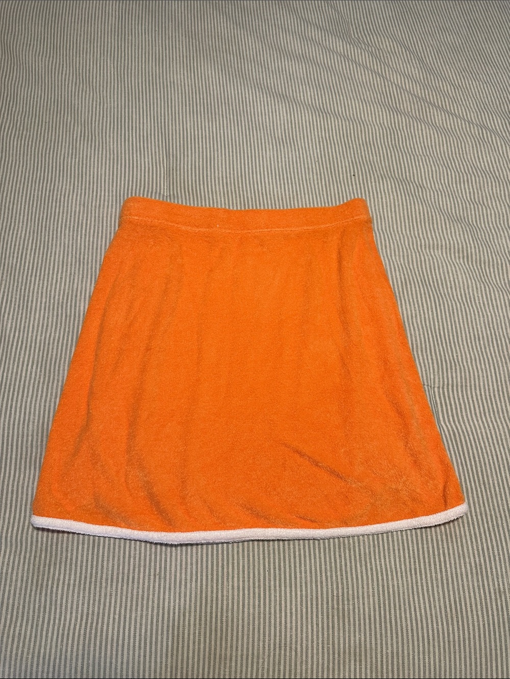 Hollister Orange Terry Crop Top with Skirt - Picture 4 of 4
